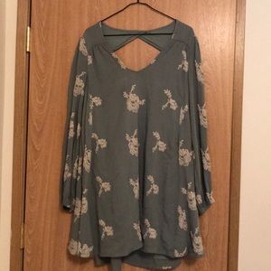 Beautiful Floral Print Free People Dress